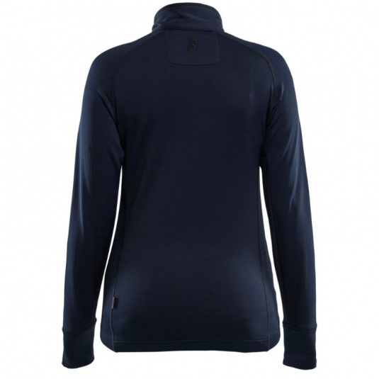 Blaklader Workwear 4745 Women s Stretchy Slim Fit Full Zip Fleece Jacket Dark Navy Blue